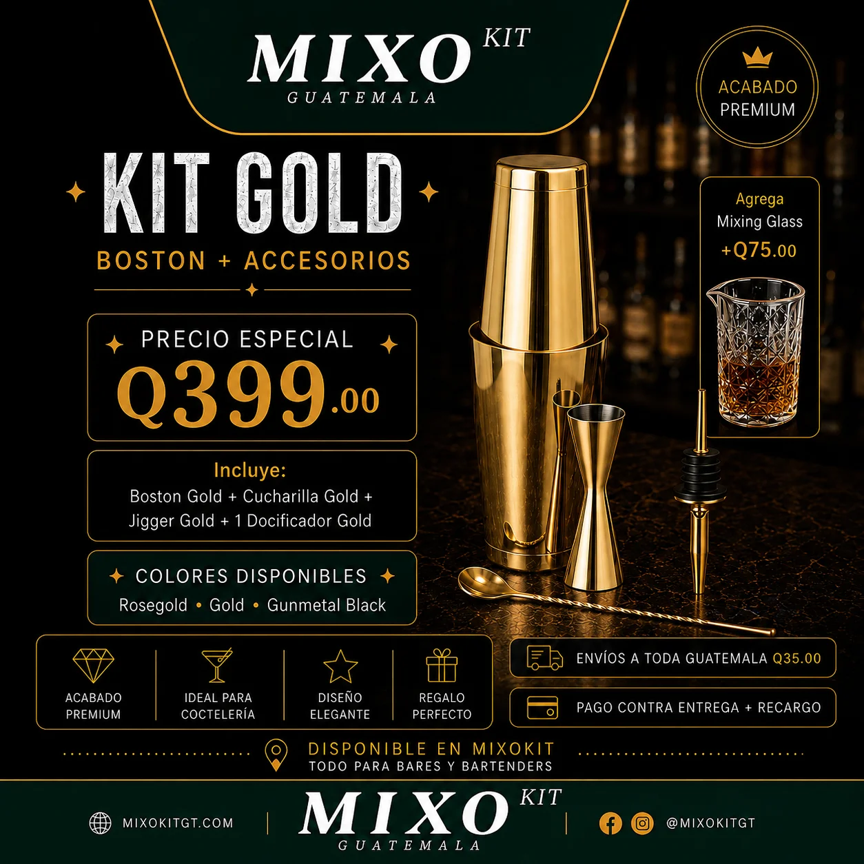 Kit Gold Boston